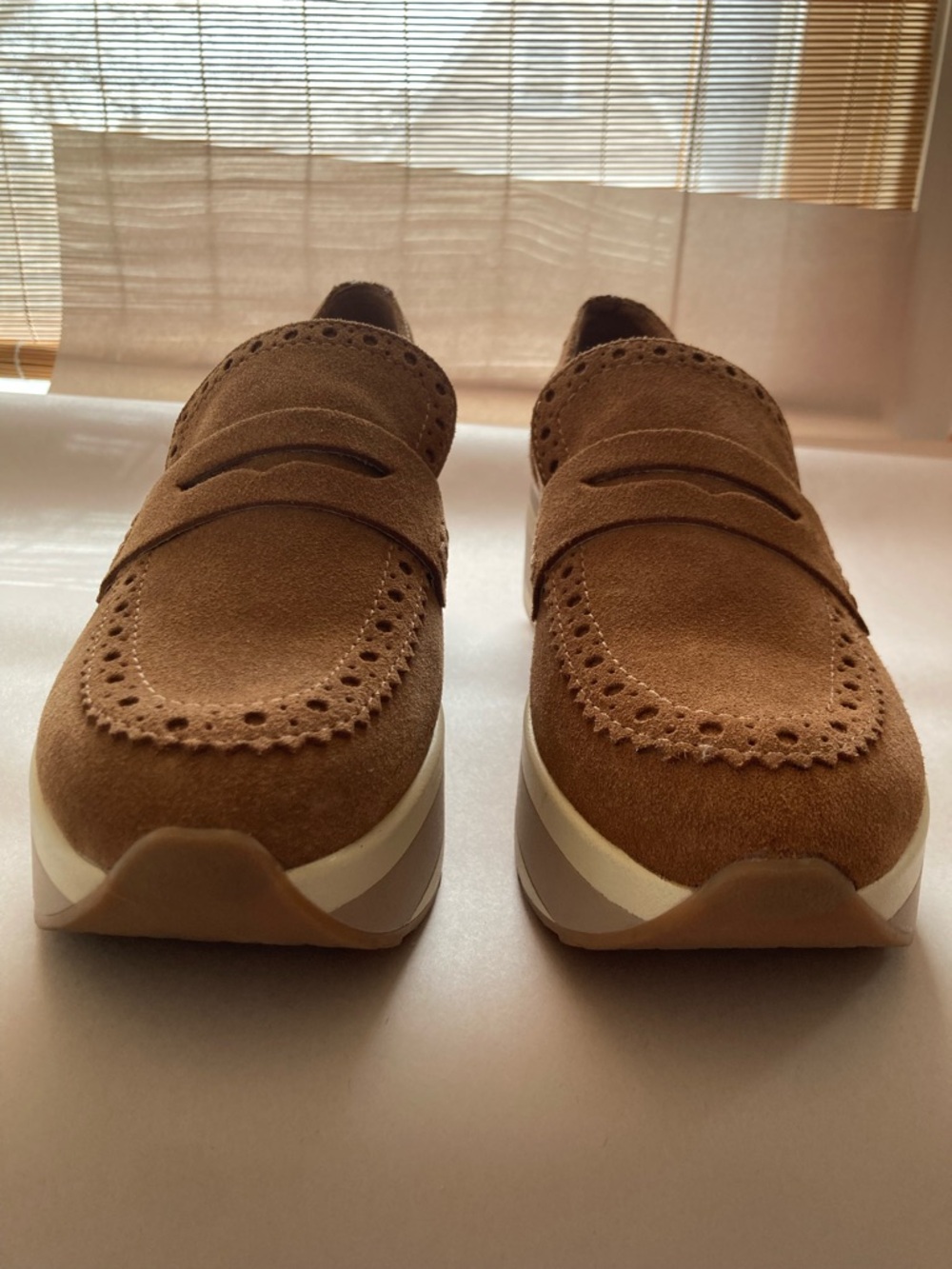 Dolce Vita Janine Platform Sneaker Women’s Size 8m color Tan - Picture 2 of 10